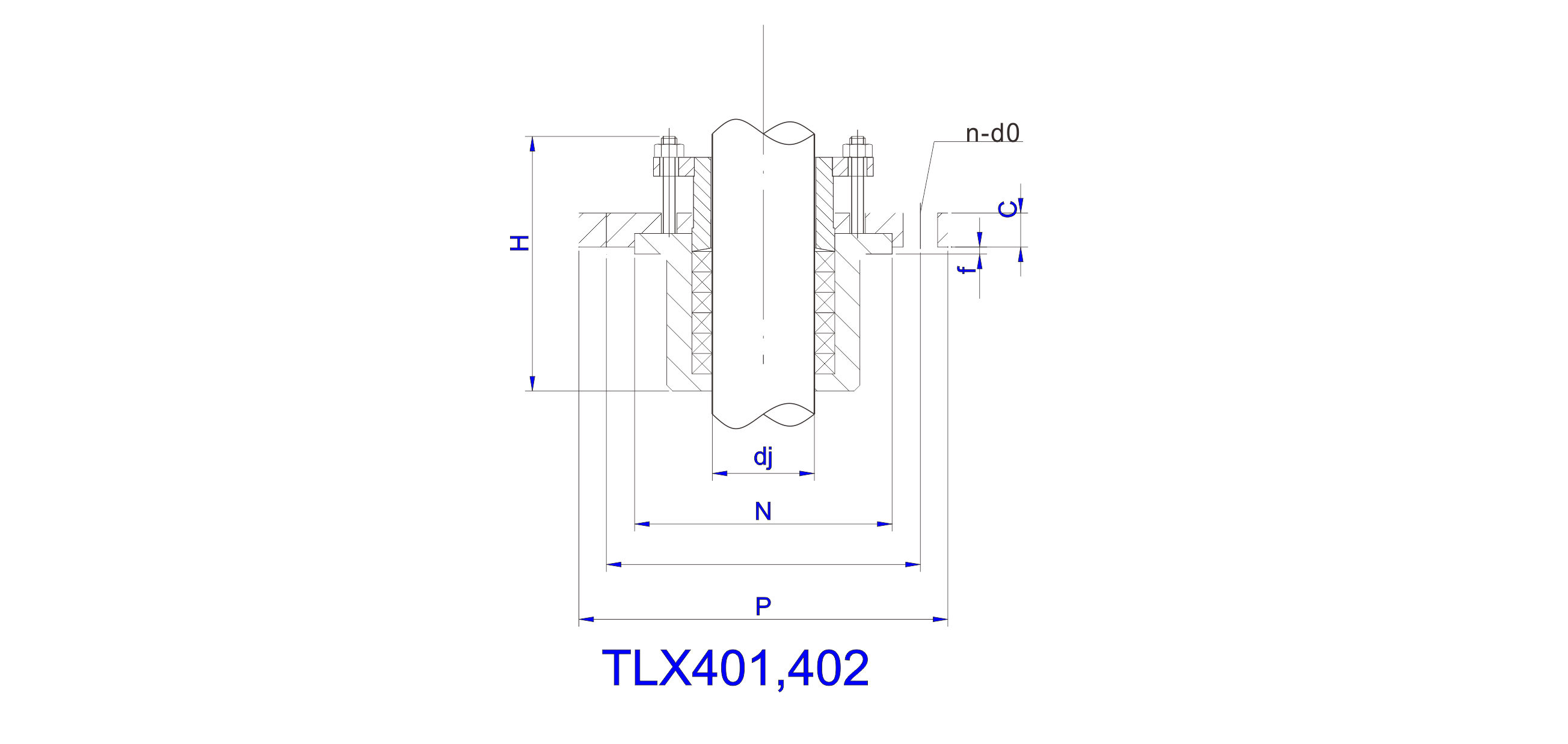 TLX401,TLX402型下伸式攪拌機(jī)填料箱 TLX401,TLX402型下伸式攪拌機(jī)填料箱設(shè)計圖